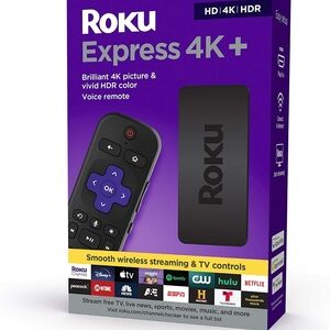 Roku Express 4K+ 2021 | Streaming Media Player HD/4K/HDR